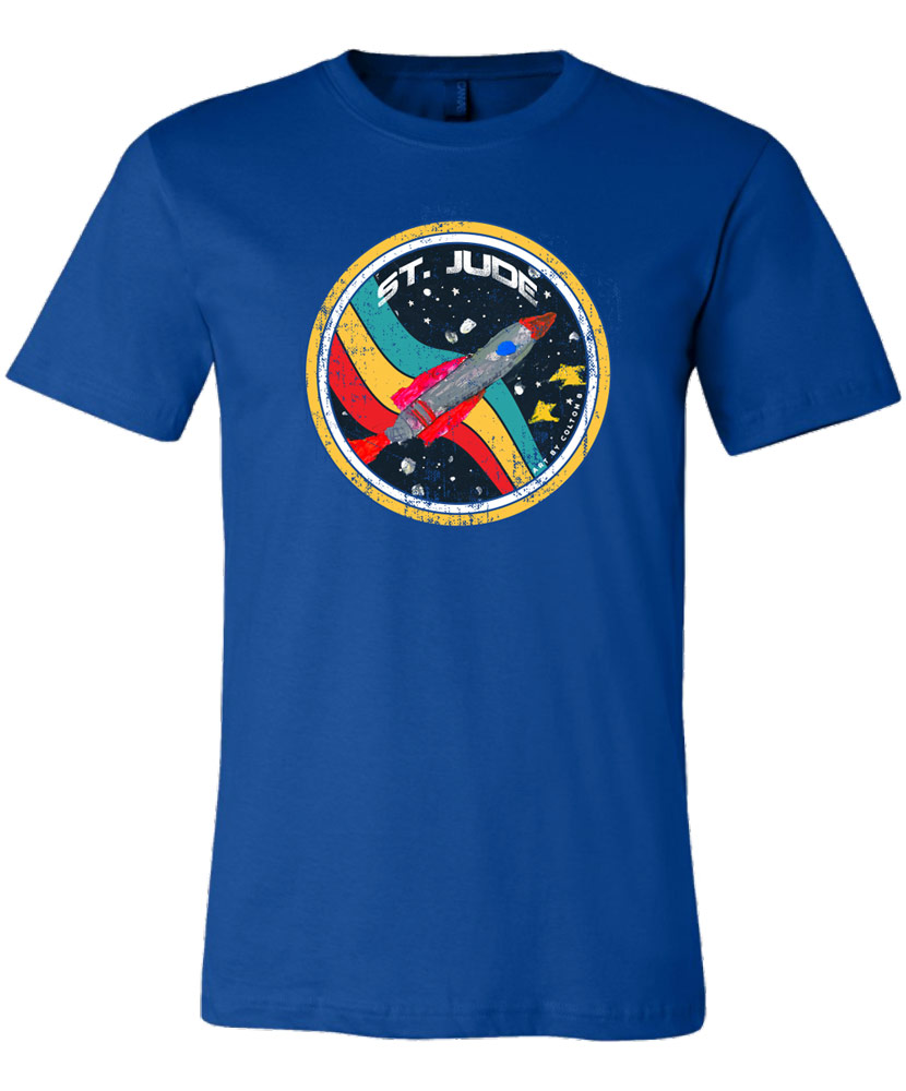 Adult Spaceship Patient Art-Inspired T-Shirt